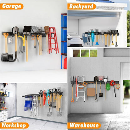 Verstellbares Werkzeugregal für Garage & Werkstatt, 12 Haken