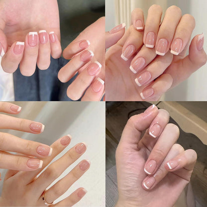 240er Set French Press On Nails – Kurze, Künstliche Nägel zum Aufkleben