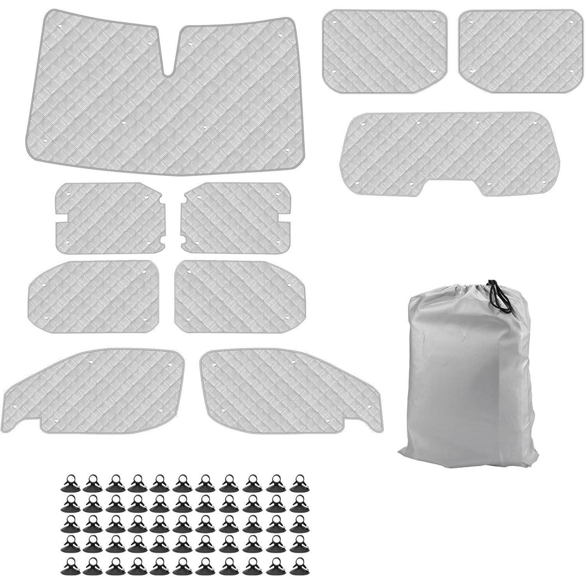 Thermomatte Citroen Berlingo 2018-2026 XLWB – Sonnenschutz & Privatsphäre