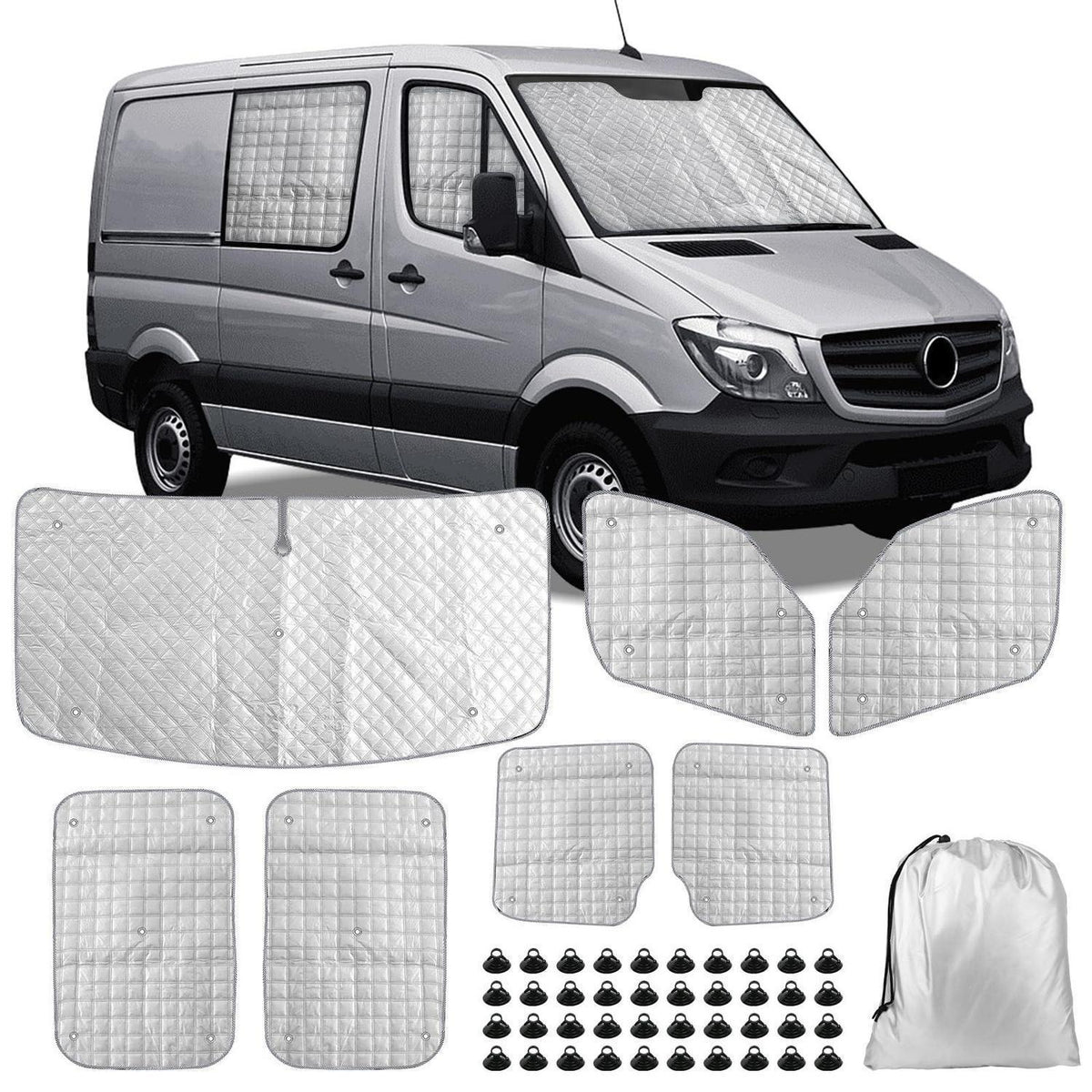 Thermomatte Sprinter/Crafter LWB – Sonnenschutz & Isolierung