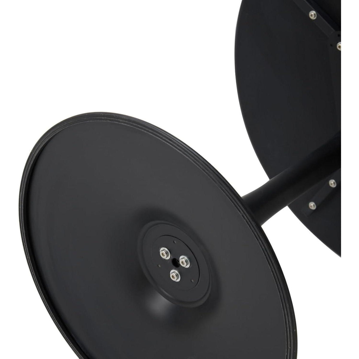 Moderner runder Esstisch Schwarz 80cm – Ideal für kleine Räume