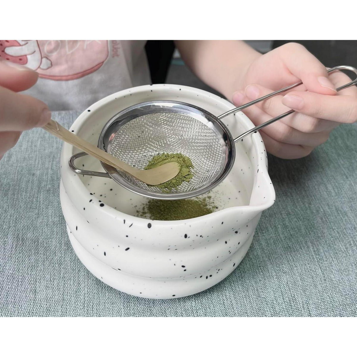Komplettes Matcha Set – 5-teilig für traditionelle Teezeremonie (Weiß)