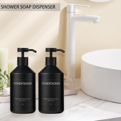 3x Seifenspender Set Schwarz 500ml - Küche & Bad