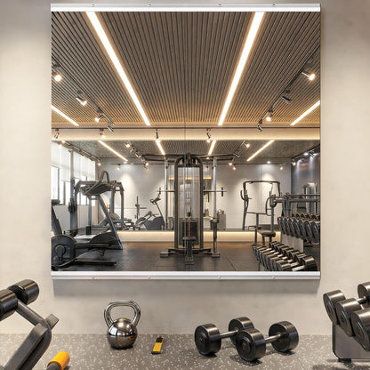 Ganzkörperspiegel 120x60cm - 2er Set für Fitnessraum & Yoga