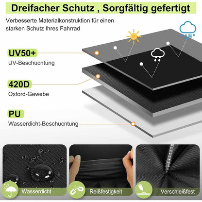 Wetterfeste Grillabdeckung 120x60x120cm – Robust & Langlebig