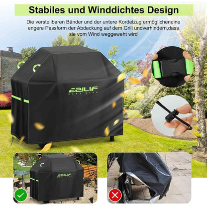 Wetterfeste Grillabdeckung 120x60x120cm – Robust & Langlebig