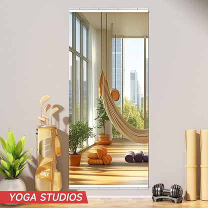Großes Wandspiegel Fitness 200x90cm – Ideal für Yoga & Home Gym