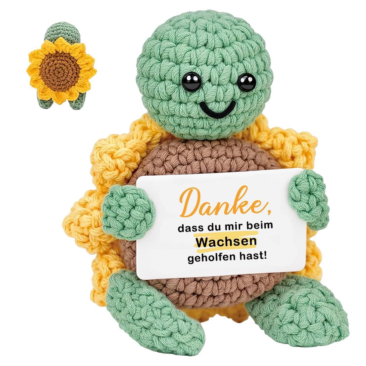 Gehäkelte Schildkröte - Dankeschön Geschenk für Erzieherin