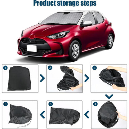 Auto Sonnenschutz Toyota Yaris XP210 2020-2026 6-tlg. Set