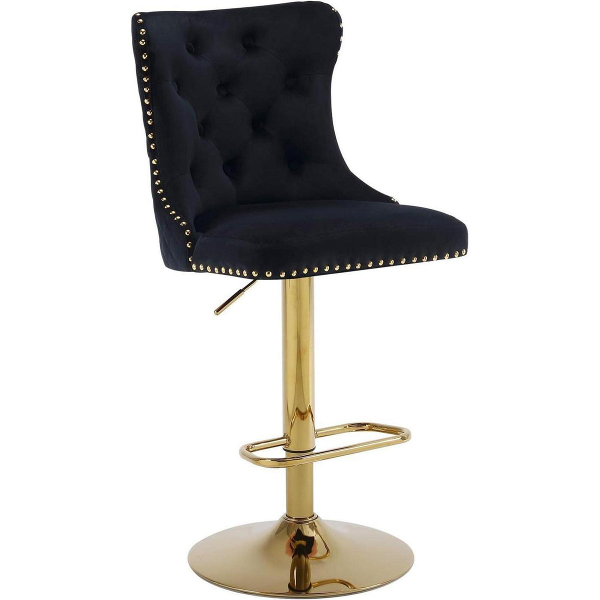 Samt Barhocker Set 4er – Höhenverstellbar, Modern & Elegant