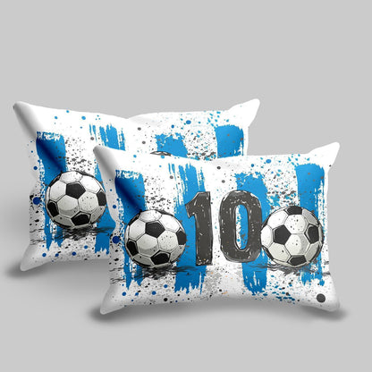 3D Fußball Bettwäsche Set 135x200 cm – Kinderzimmer Schlafzimmer
