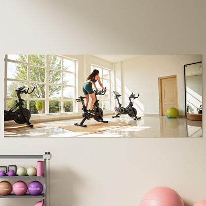 Großer Ganzkörperspiegel 245x100cm – Fitnessraum, Yoga, Wandspiegel