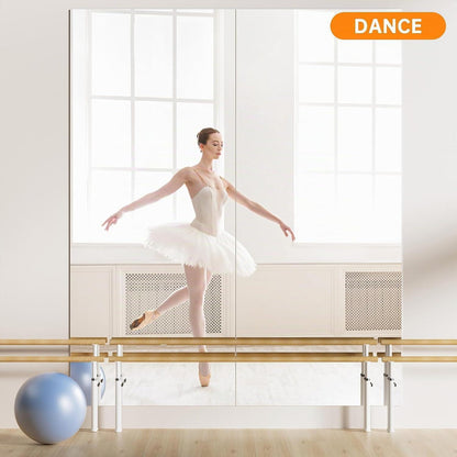 Großer Ganzkörperspiegel 245x100cm – Fitnessraum, Yoga, Wandspiegel
