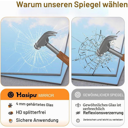 Großer Ganzkörperspiegel 245x100cm – Fitnessraum, Yoga, Wandspiegel