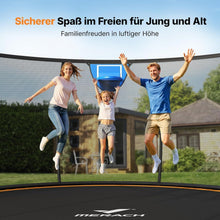 Outdoor Trampolin mit Sicherheitsnetz & Basketball 427cm