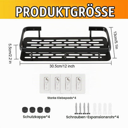 Duschablage Ohne Bohren, 2er Set, Silber, 30.5x13x5.5cm