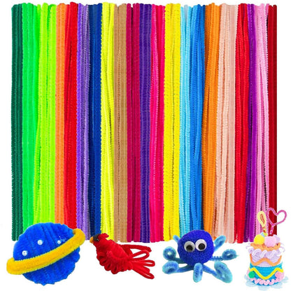 300 Pfeifenputzer Bunt zum Basteln – 20 Farben, 30cm
