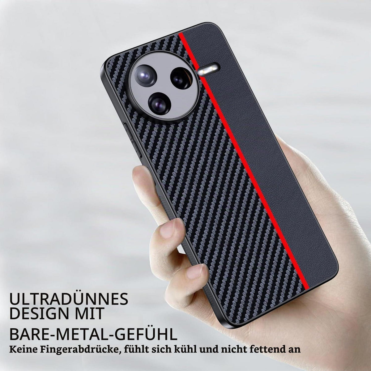 Xiaomi Poco F7 Pro Hülle Kohlefaser – Kratzfest & Kameraschutz