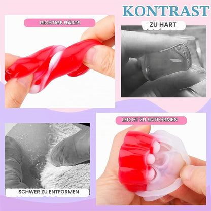 Flüssigsilikon Squishy Set – 500g Silikonkautschuk zum Selbermachen