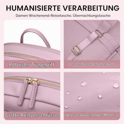 Laptop Rucksack Damen 15.6 Zoll Rosa Lila – Casual Daypack für Arbeit & Reisen