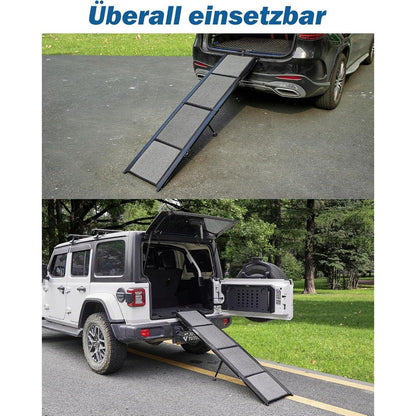 Faltbare Hunderampe für Auto, SUV & LKW – 90kg Belastbarkeit