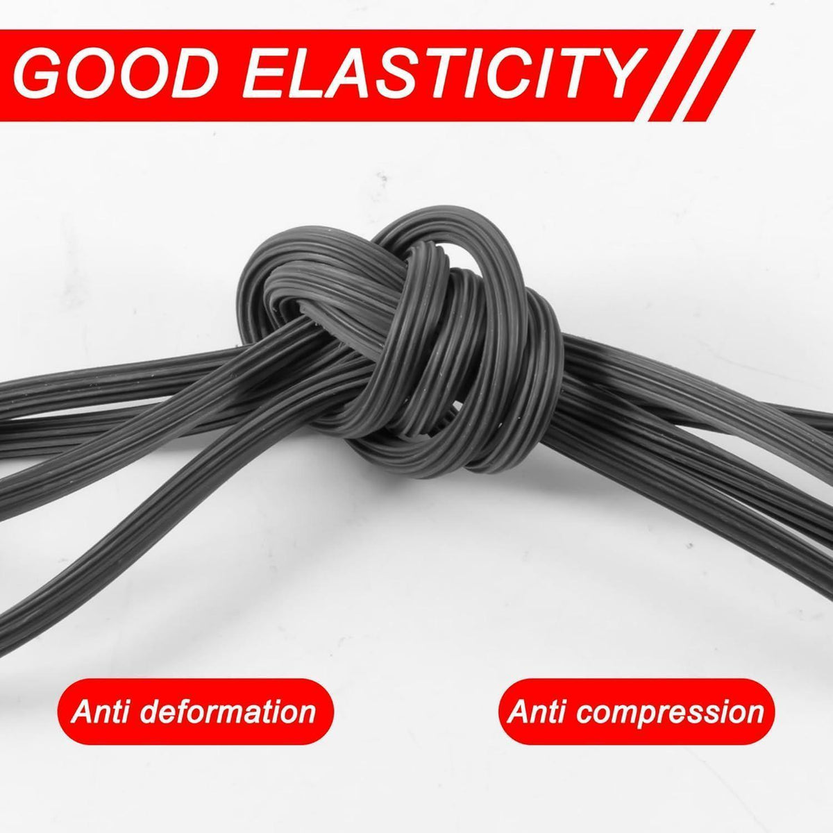 Gummi Kederband 4mm – 20m für Fliegengitter & Spannrahmen