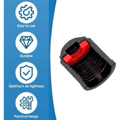 60x Ventilkappen für Reifen – Luftdicht, Universal & Robust