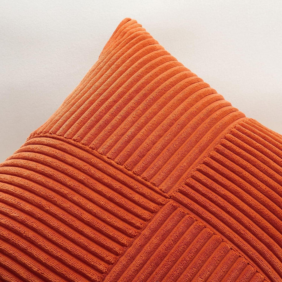 Cord Kissenbezug 40x60 cm, Rostfarben, 2er Set