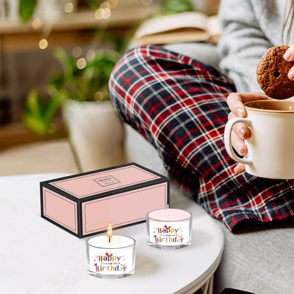 Duftkerze Geburtstag Geschenk Milchmüsli & Rose