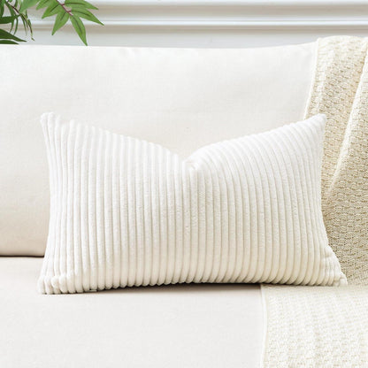 Cord Kissenbezug 40x60 cm Beige