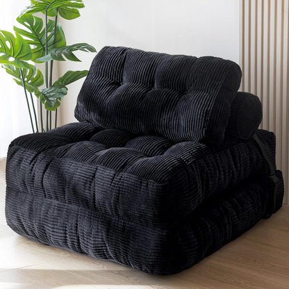 Faltbares Schlafsofa mit Kissen & Matratze – Komfortables Bodensofa