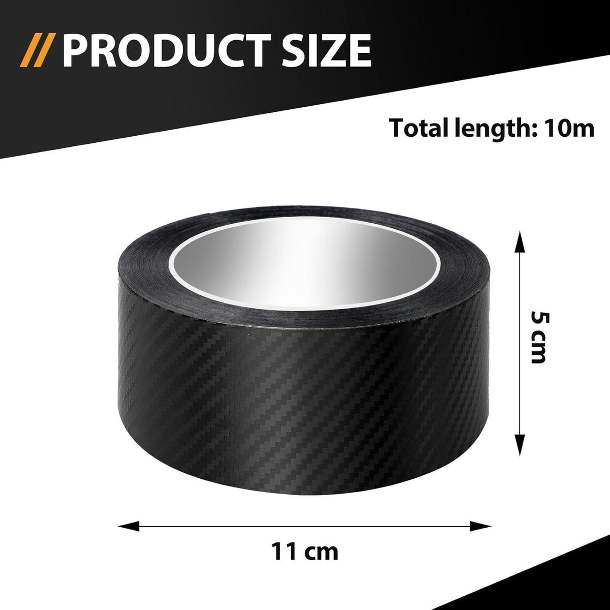 Carbonfolie Auto – Kratzschutz 5cm x 10m