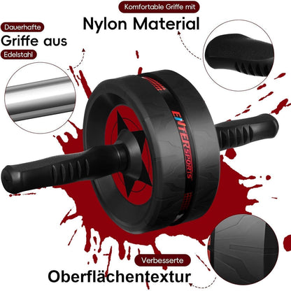 Bauchroller mit Kniepolster für effektives Bauchmuskeltraining