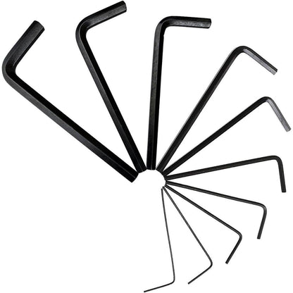 Sechskantschlüssel Set 10-teilig, 0,7-6mm, Legierter Stahl