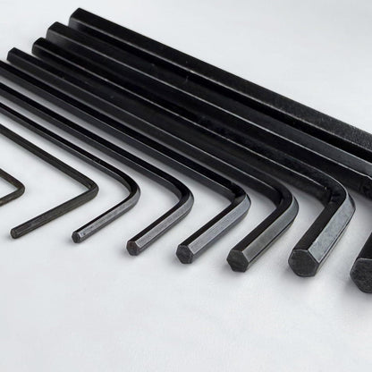 Sechskantschlüssel Set 10-teilig, 0,7-6mm, Legierter Stahl