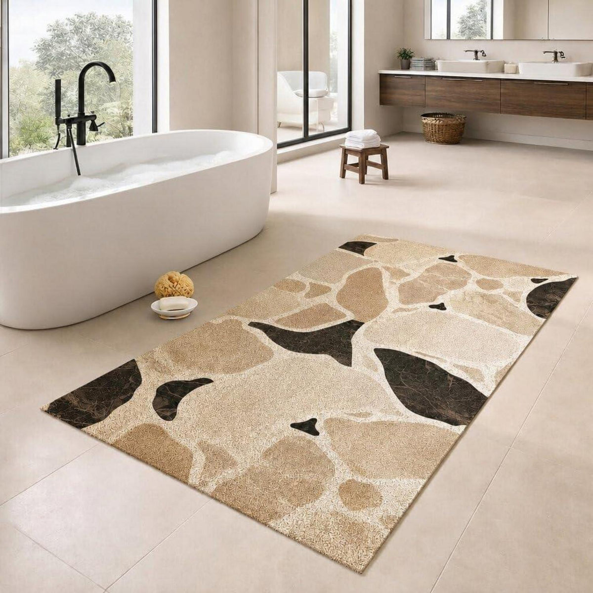 Rutschmatte Badewanne 110x150 cm – Rutschfest & Komfortabel