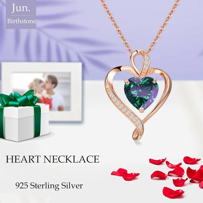 Silber Herz Halskette Damen 925 Sterling Silber Geschenk