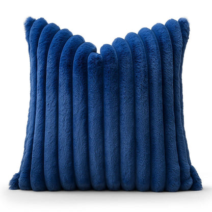 Flauschiger Samt Kissenbezug 50x50cm Blau