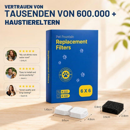 Katzenbrunnen Filter 12er Pack – Für sauberes Trinkwasser