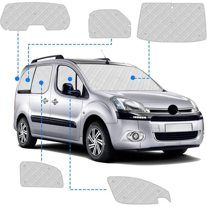 Sonnenschutz Auto Frontscheibe Citroen Berlingo/Peugeot Partner 2008-2018