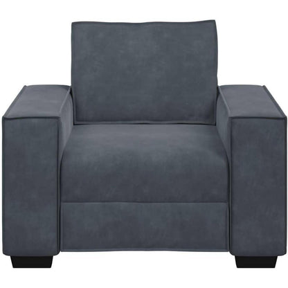 Dunkelgrauer Stoff-Sessel für Wohnzimmer & Schlafzimmer