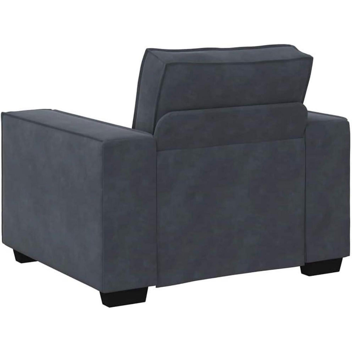 Dunkelgrauer Stoff-Sessel für Wohnzimmer & Schlafzimmer