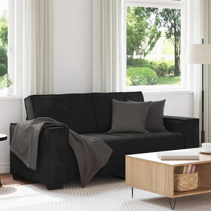 2-Sitzer Sofa Schwarz – Modernes Mini Sofa 140cm