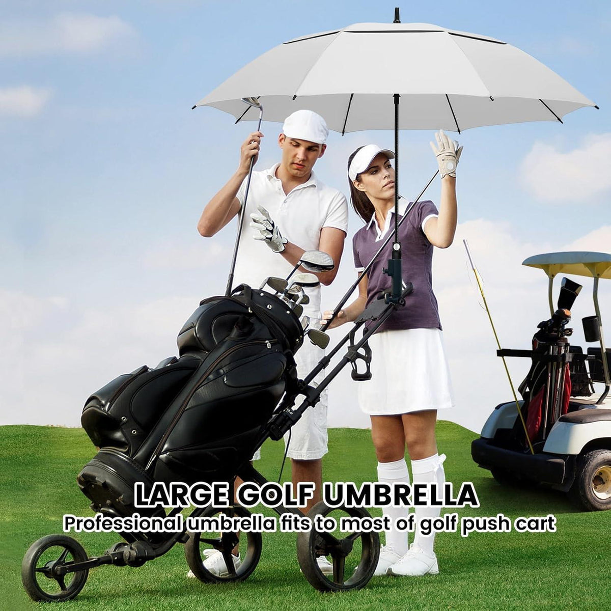 Großer Sturmfester Regenschirm XL/XXL für 2-3 Personen