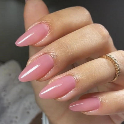 Dunkel Rosa Press On Nails Mandel - Künstliche Nägel zum Aufkleben