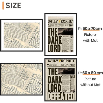 Bilderrahmen 60x80 cm Schwarz im 3er-Set