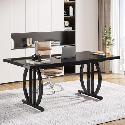 160cm Bürotisch mit Metallbeinen – Modern & Vielseitig