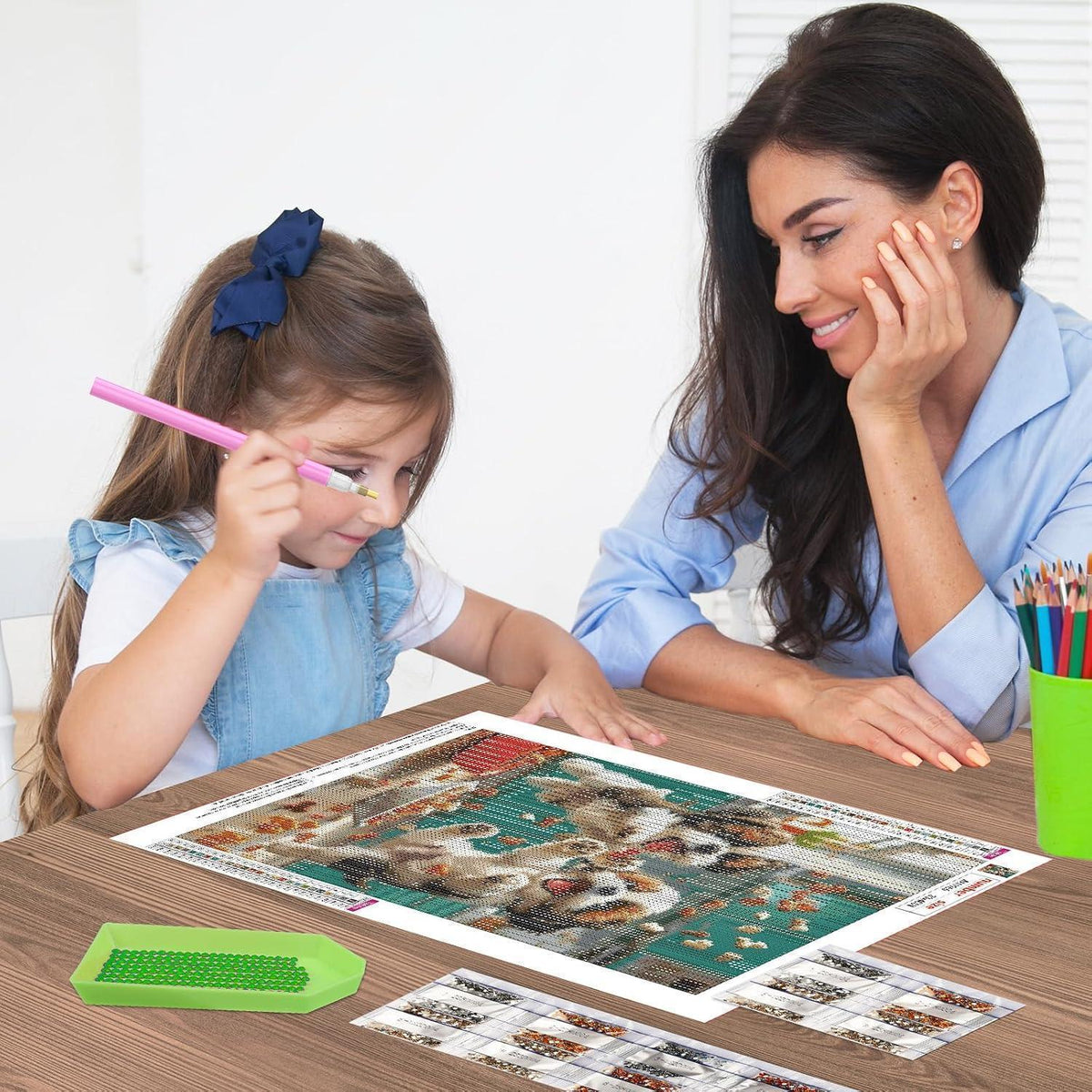 Diamant Painting Hunde 5D DIY Set 30x40cm