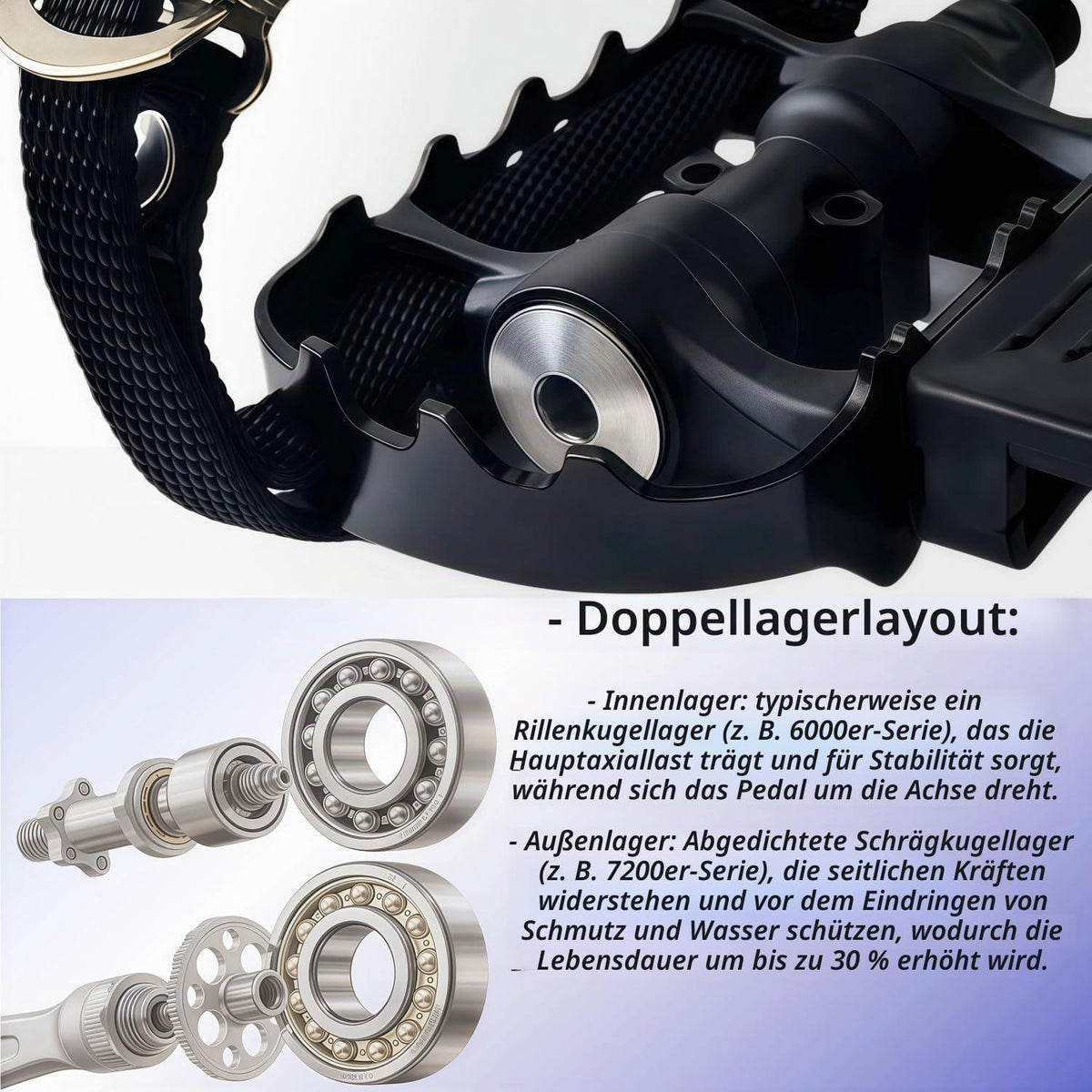 Profi-Fahrradpedale mit 4D-Verstellung & SmartFit-Clips