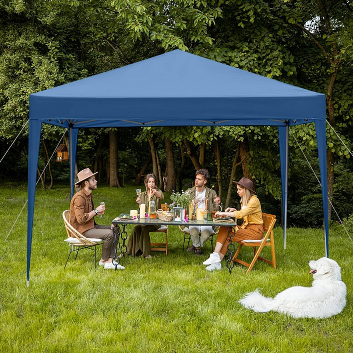 3x3m Faltpavillon – Wasserdicht, Stabil & UV-Schutz für Garten & Camping